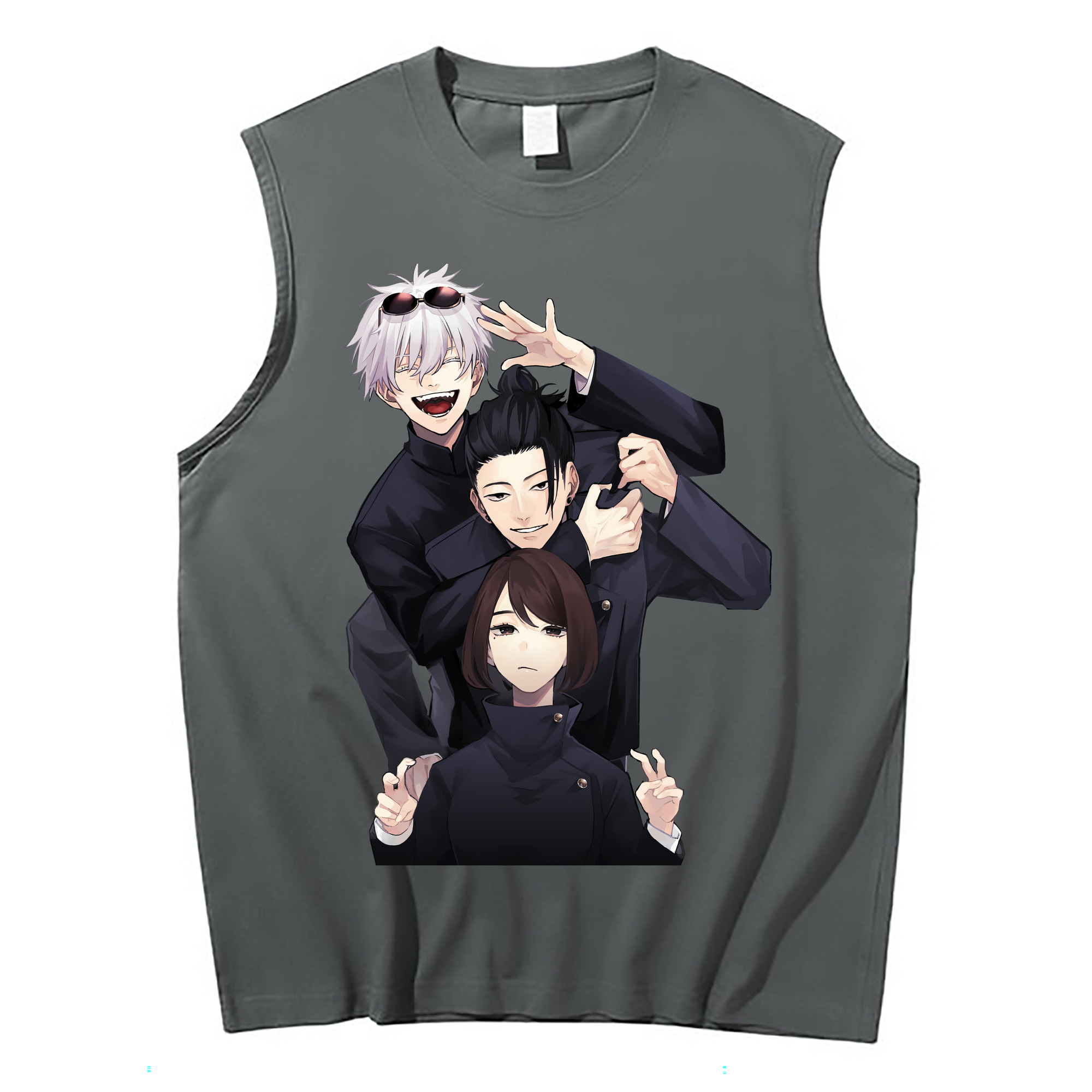 （画像用） 呪術廻戦 Jujutsu Kaisen コットン100％タンクトップ（フロントプリント）